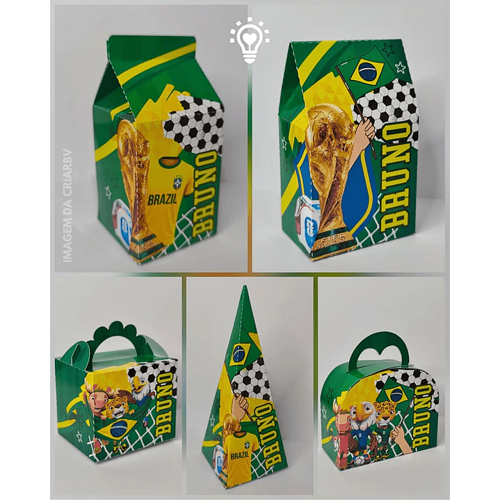 Kit Caixinhas Copa Do Mundo 2026