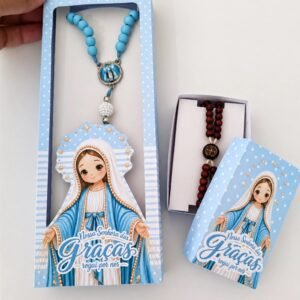 Caixa Terço + Brinde - Nossa Senhora De Fátima