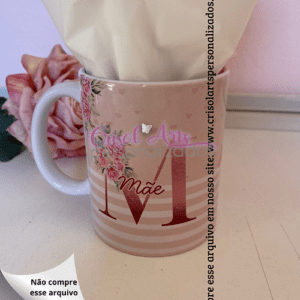 Arte caneca dia das mães