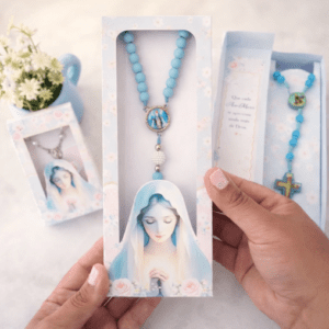Caixa Terço + Brinde -Nossa Senhora Das Graças