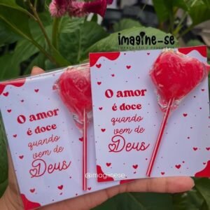 Cartão 1 Pirulito Namorados