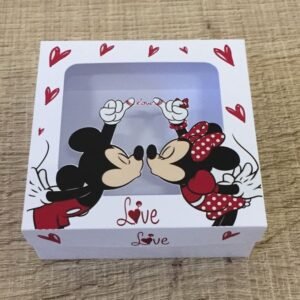 Caixa 4 doces - Mickey e Minnie