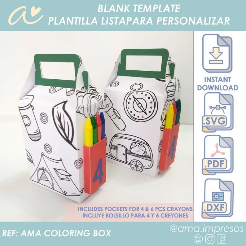 Caixa Colorindo