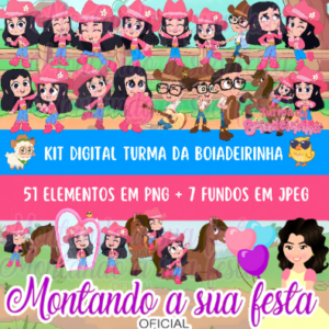 Turma da Boiadeirinha - Kit Digital