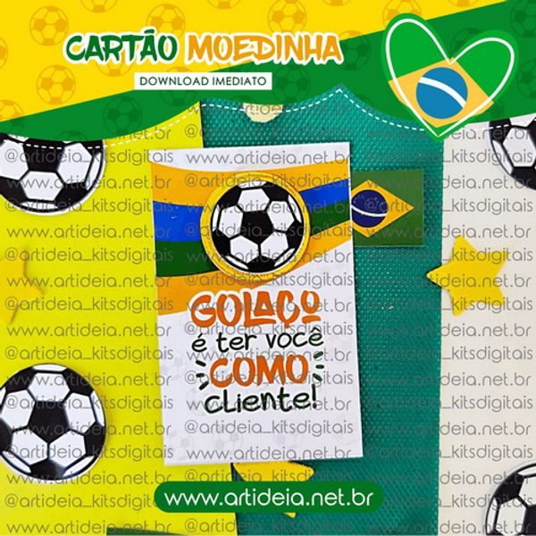 Cartão Cliente Moedinha Copa Mundo