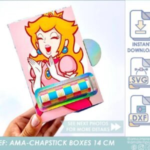 Chapstick Box Template 9 And 14 Cm
