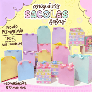 #5 -Arquivos de Corte - Sacolas