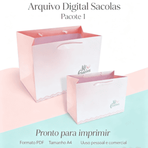 #42 -Arquivos de Corte - Sacolas