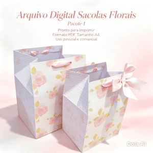 #40 -Arquivos de Corte - Sacolas