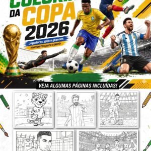 Livro De Colorir Da Copa 2026