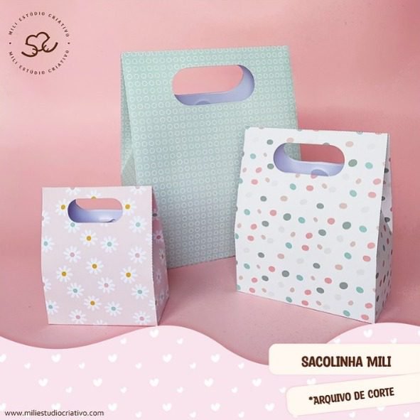 #25 -Arquivos de Corte - Sacolas