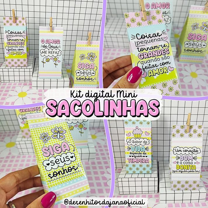 #26 -Arquivos de Corte - Sacolas