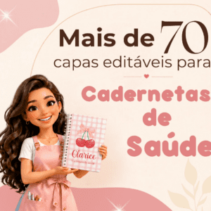 Pack Capas Caderneta de Saúde - CANVA