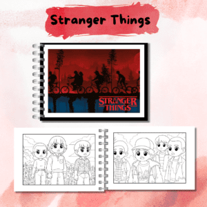 Livro de Colorir - Stranger Things