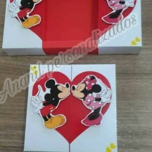 Caixa deslizante - Mickey e Minnie
