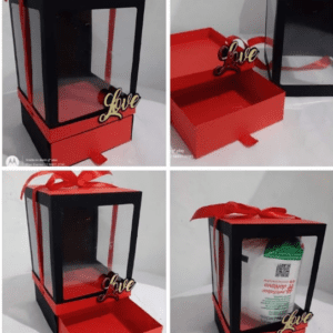 Caixa mini bolo com gaveta