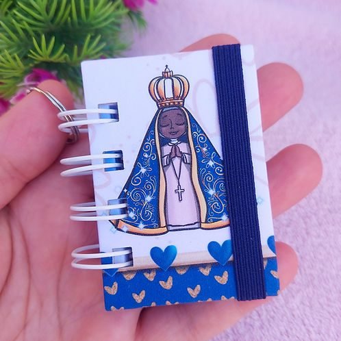 Mini Bíblia Chaveiro - Nossa Senhora Aparecida