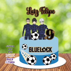 Topo de Bolo - Bluelock #01