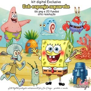 Bob Esponja Aquarela
