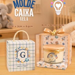 Caixa com base para Vela
