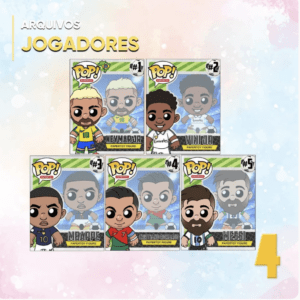 Coleção Funkos Pop Futebol