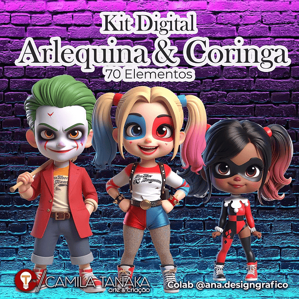 Arlequina E Coringa