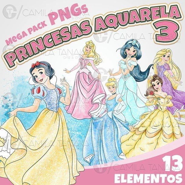 Pack_Princesas_Disney_Aquarela_3