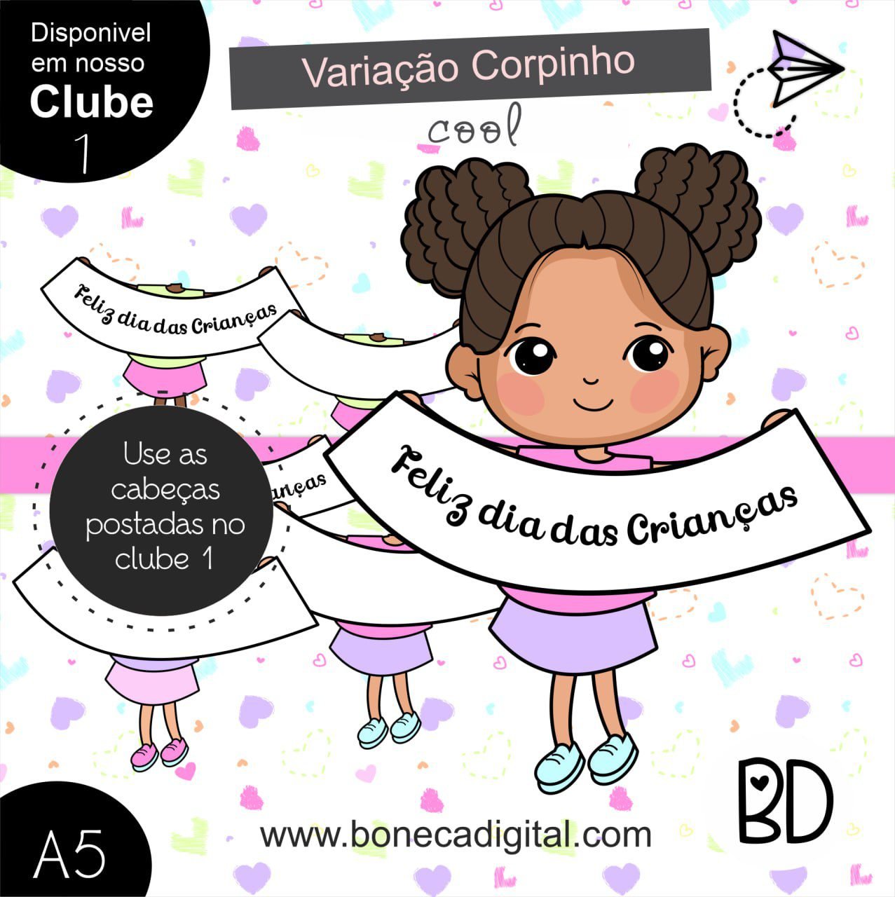 Variação Meninas Plaquinhas