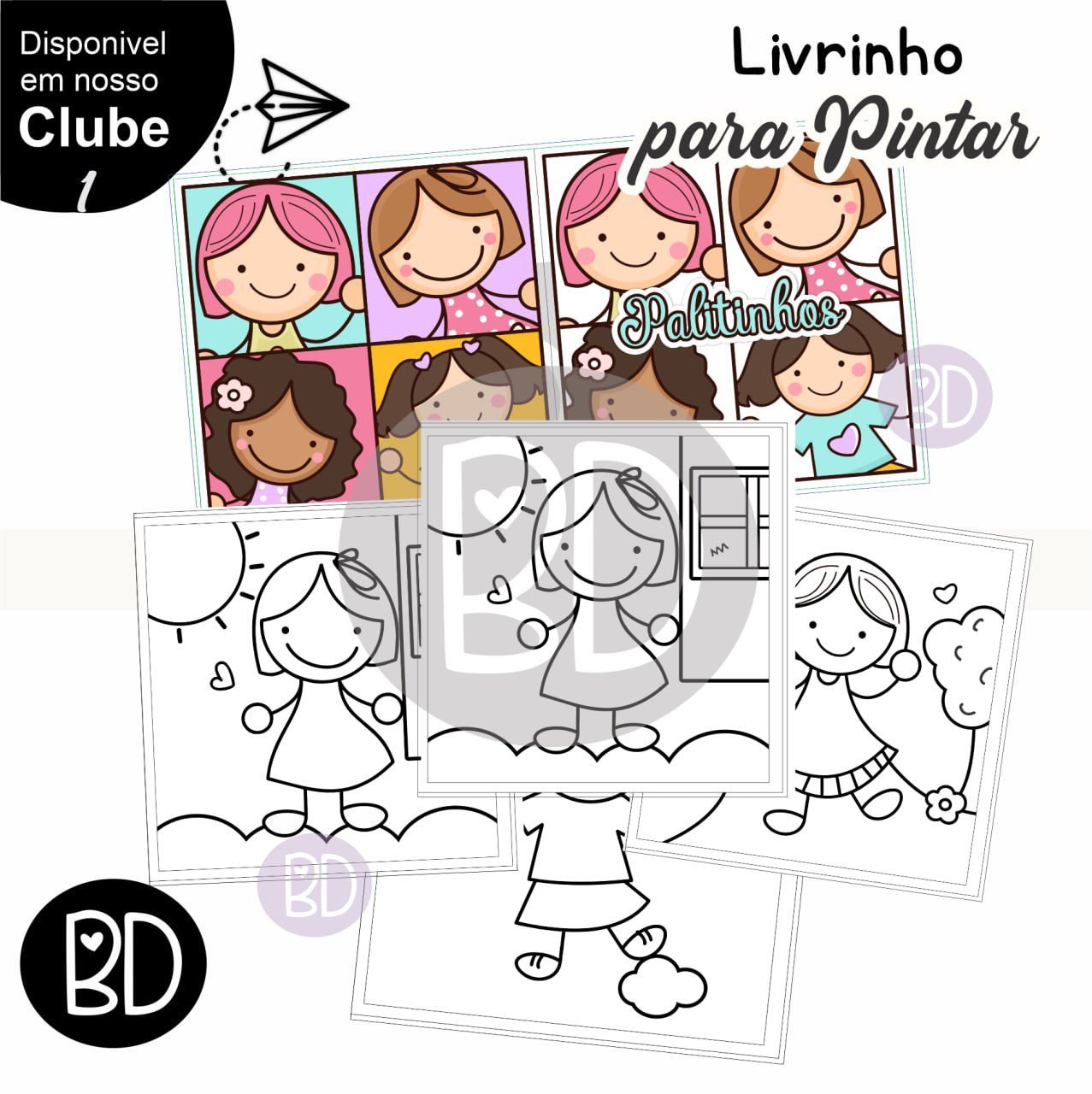 Livro Pintar Palitinho