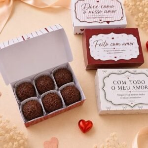 Caixa Para Brigadeiro 4 Artes