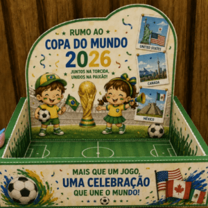 Caixa Cenário - Copa do Mundo