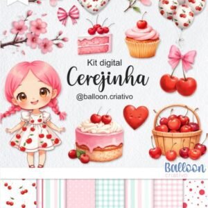 Kit Digital Cerejinha