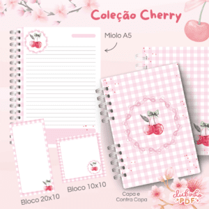 Encadernação - Caderno Cherry