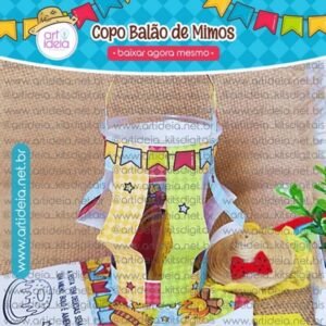 Copo Balão De Mimos (Junino - São João)