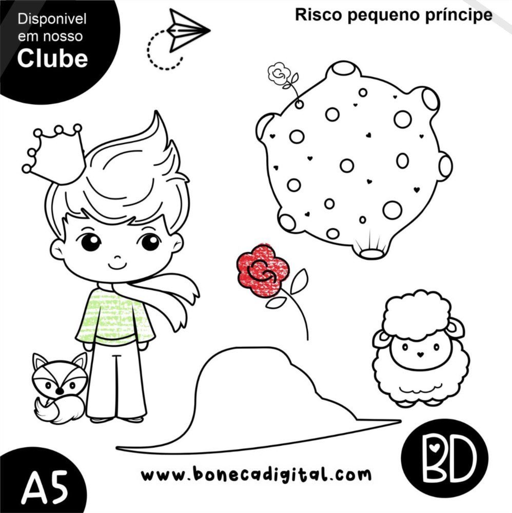 Risco Pequeno Principe
