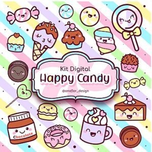 Kit Digital Happy Candy