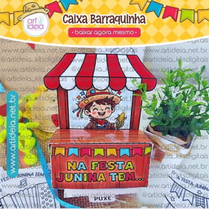 Caixa Barraquinha (Junino - São João)
