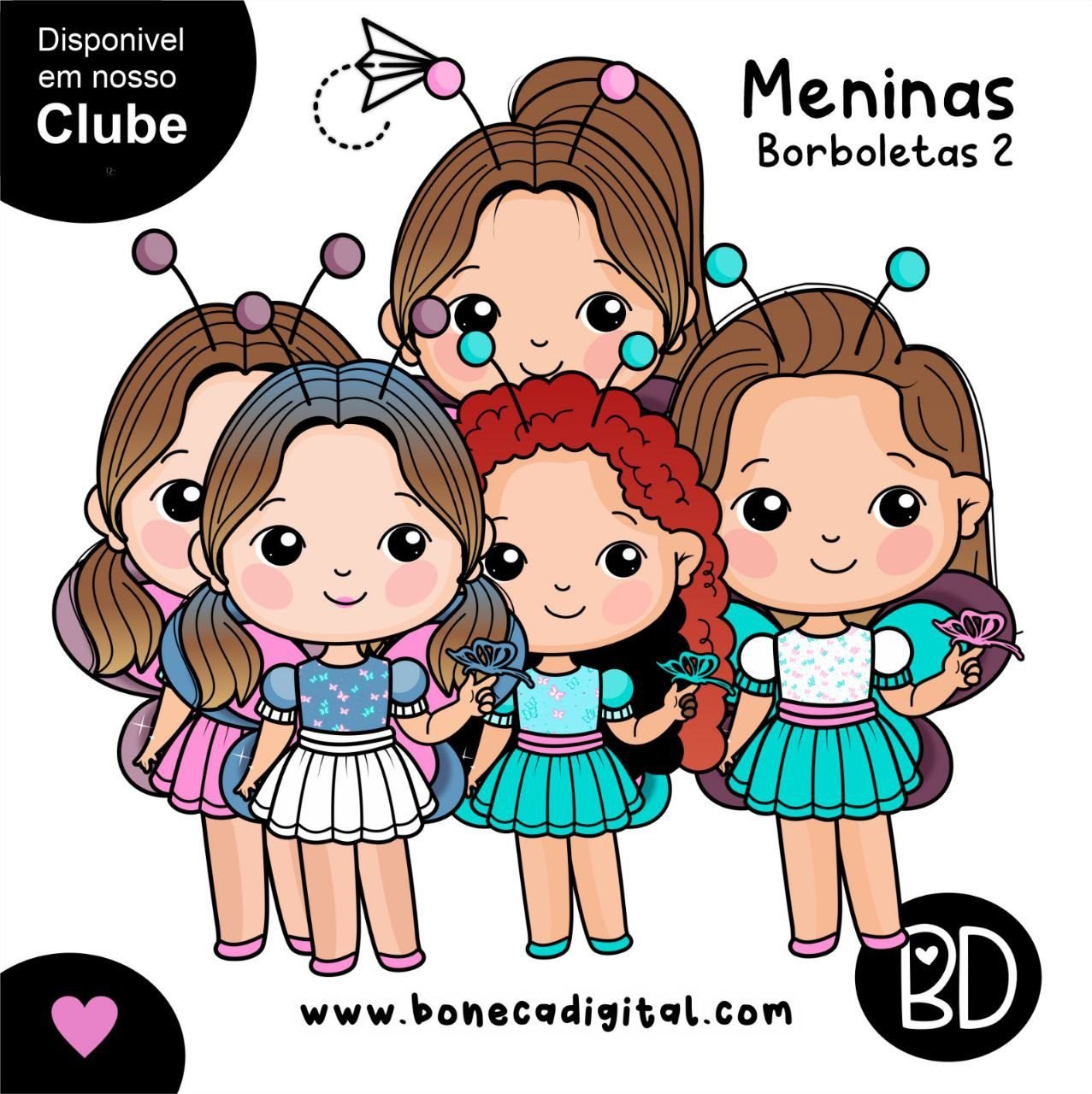 Meninas Borboletas 2
