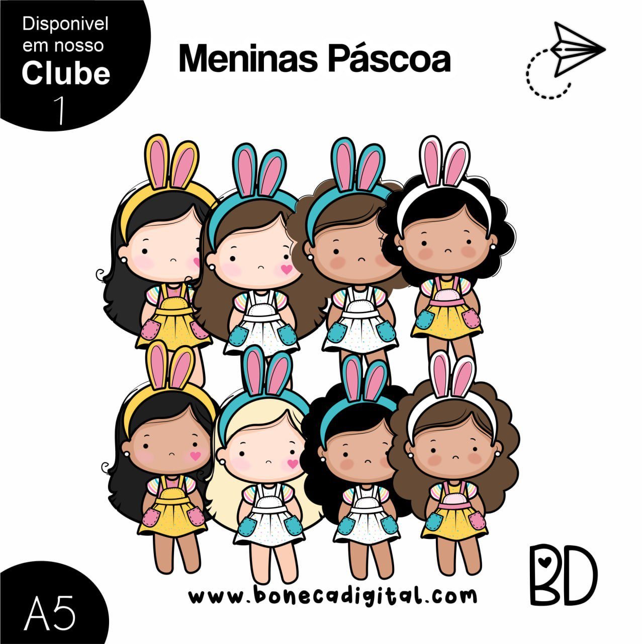 Meninas Páscoa 2024