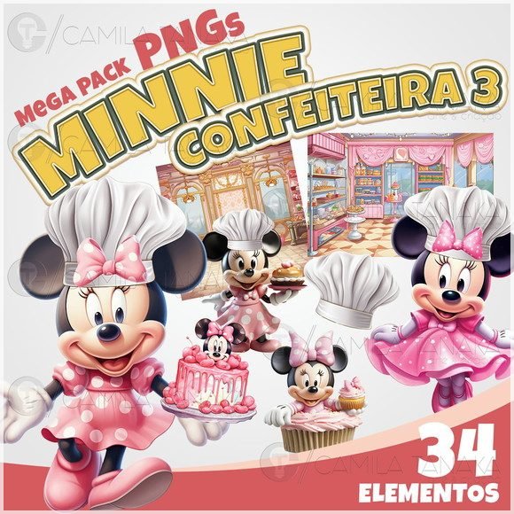 Minnie Confeiteira 3
