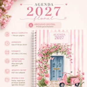 Encadernação - Coleção Mediterraneo - Agenda 2027