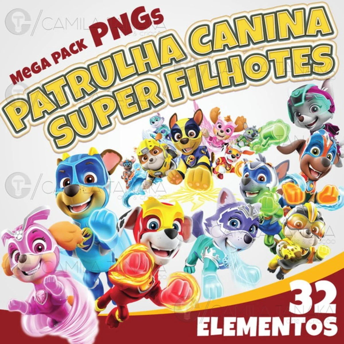 Pack Patrulha Canina Super Filhotes
