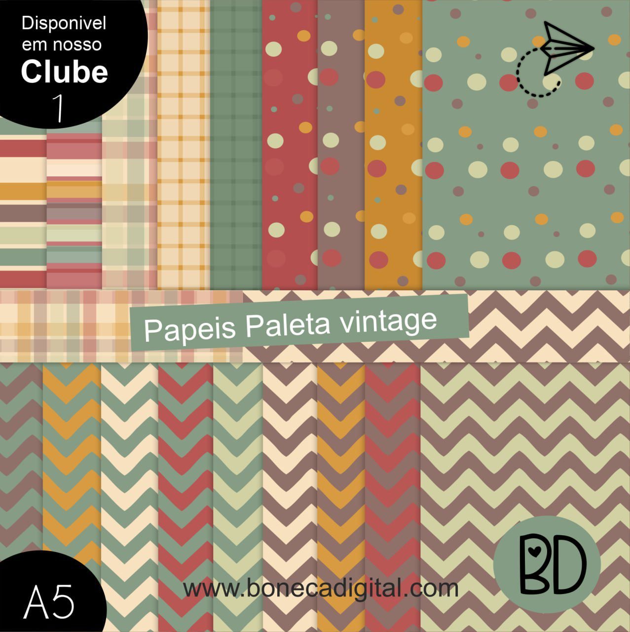 Papeis Paleta Vintage