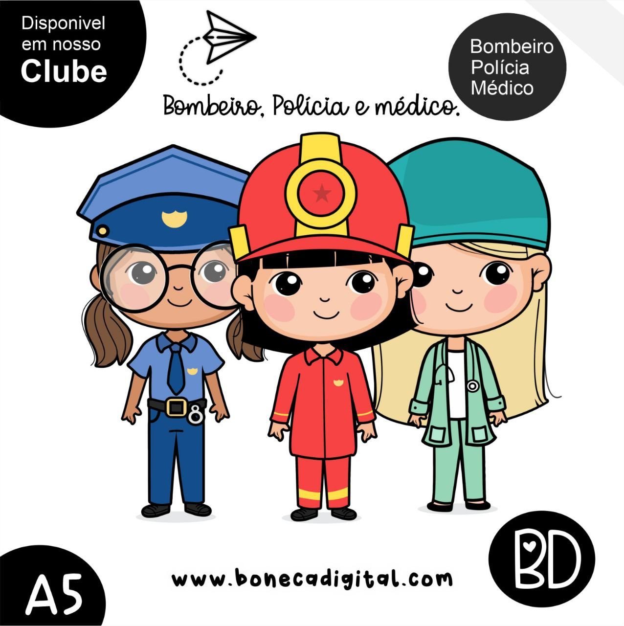 Policia, Bombeiro, Médica