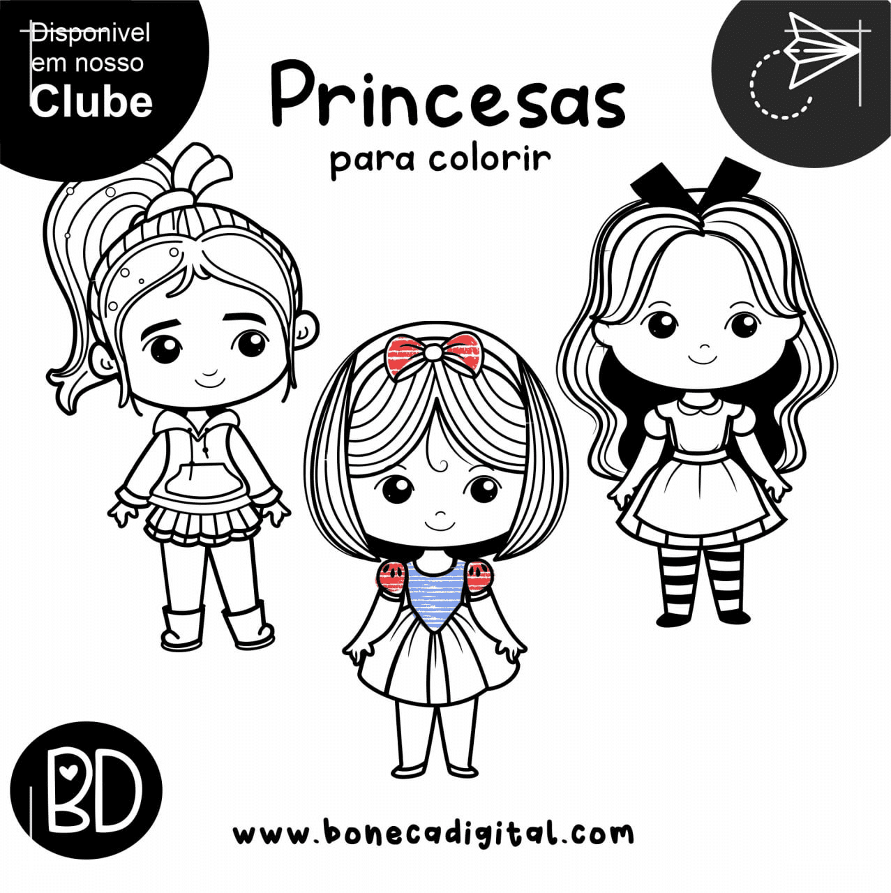 Princesas Contorno