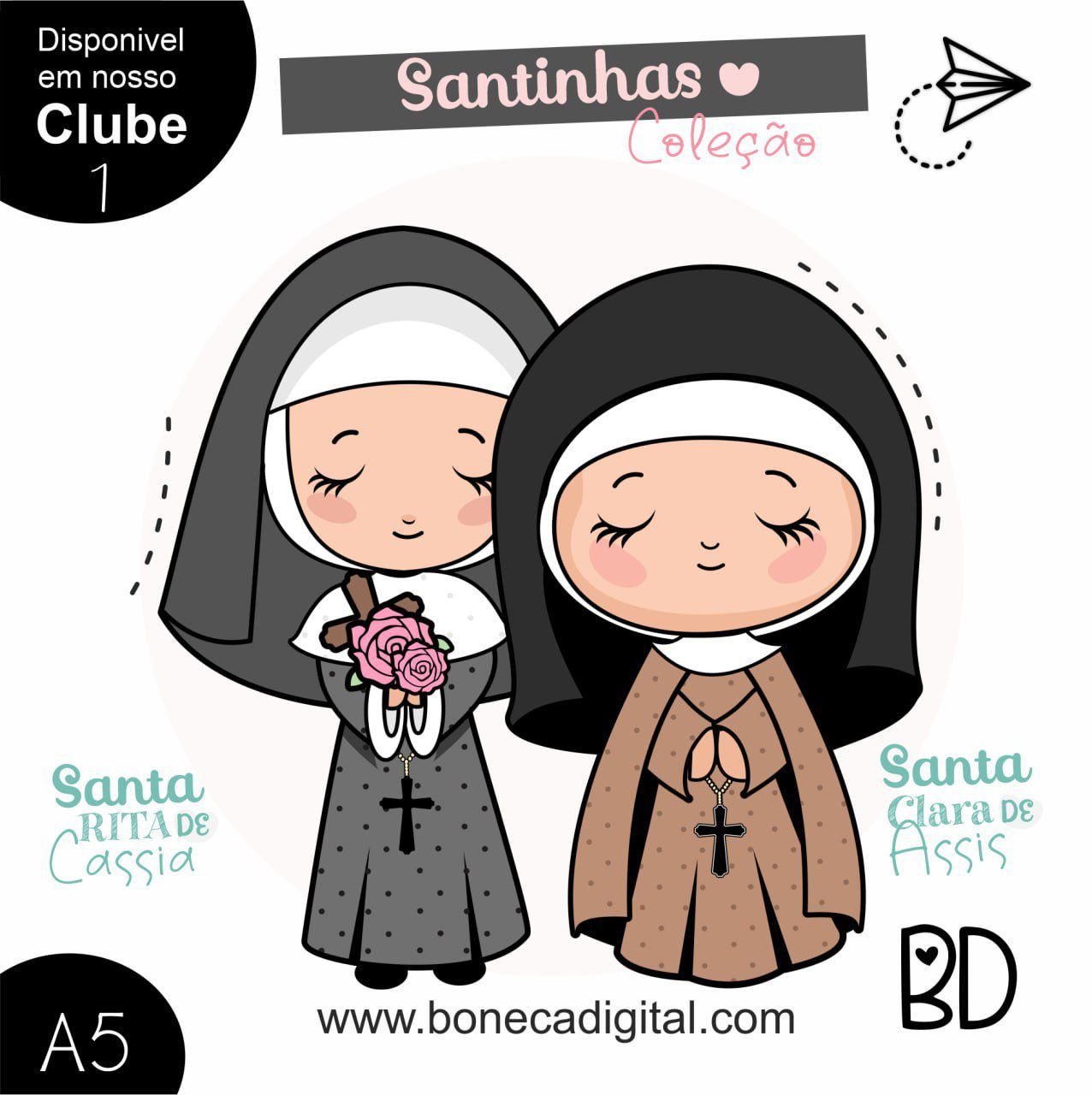 Santa Rita De Cassia E Santa Clara De Assis
