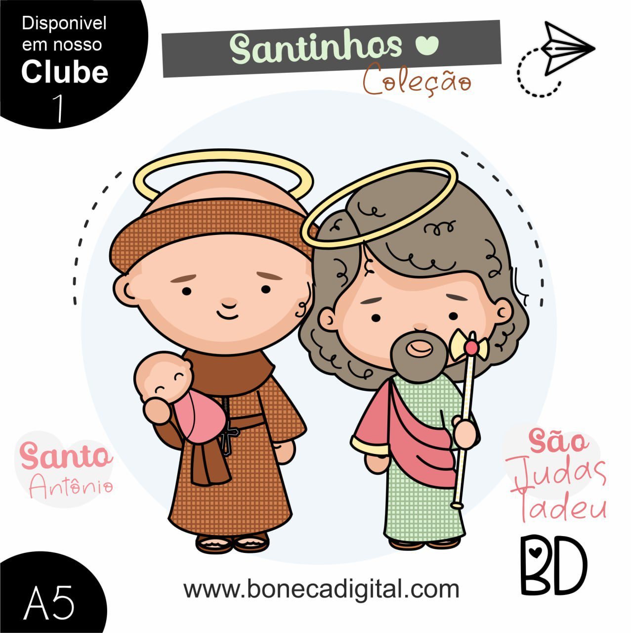 Santo Antonio E São Judas Tau