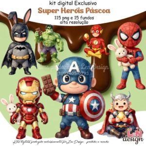 Super Heróis Páscoa
