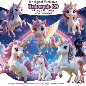 Unicórnio 3D