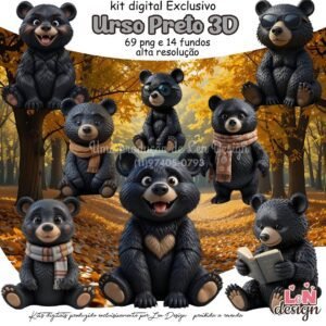 Urso Preto 3D